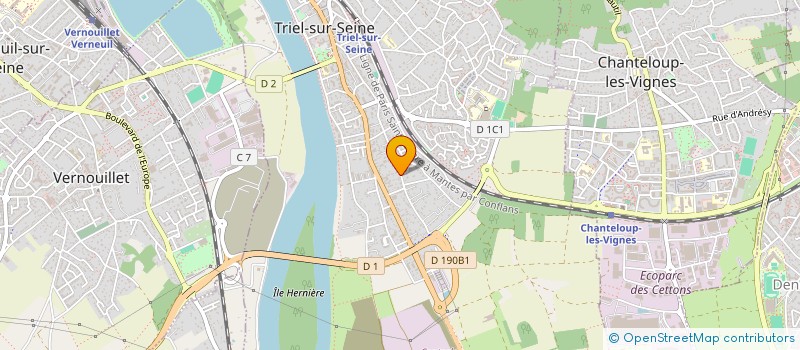 localisation de l'entreprise 929 566 099   TRIEL-SUR-SEINE