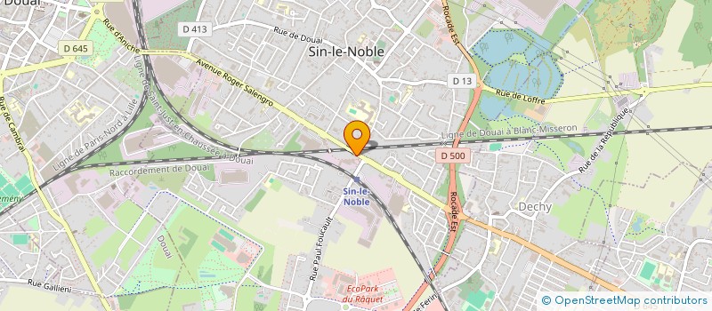 localisation de l'entreprise 929 566 446   SIN-LE-NOBLE