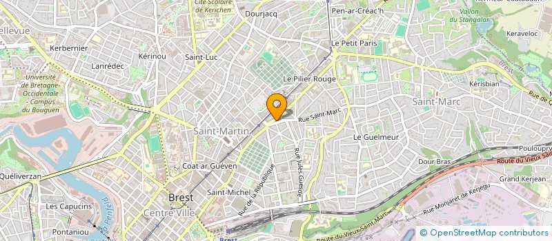 localisation de l'entreprise 929 576 304  à BREST