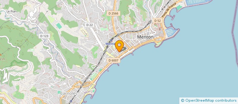 localisation de l'entreprise 929 579 407   MENTON