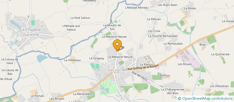 localisation de l'entreprise 929 590 354   SIXT-SUR-AFF