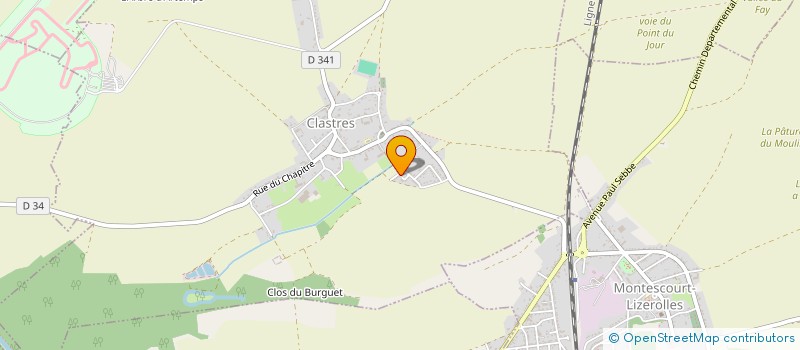 localisation de l'entreprise 929 598 084   CLASTRES