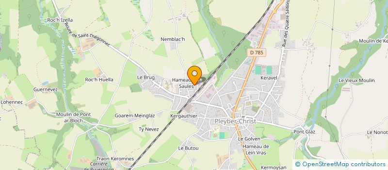 localisation de l'entreprise 929 600 104   PLEYBER-CHRIST