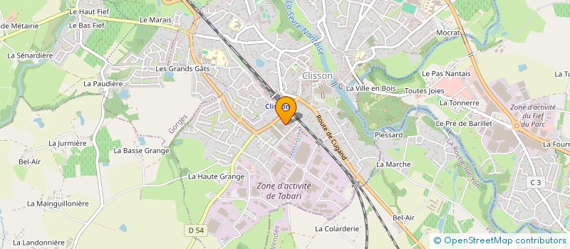 localisation de l'entreprise 929 639 540   CLISSON