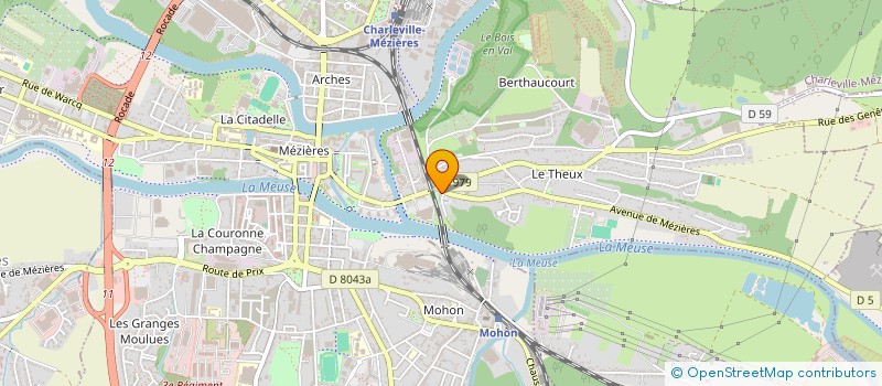 localisation de l'entreprise 929 639 649   CHARLEVILLE-MEZIERES