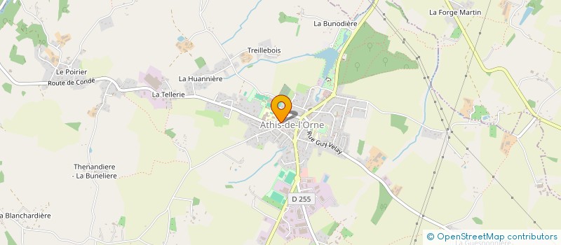 localisation de l'entreprise 929 640 381 à ATHIS-VAL DE ROUVRE
