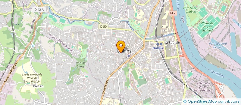 localisation de l'entreprise 929 648 350   OULLINS-PIERRE-BENITE