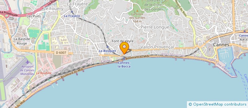 localisation de l'entreprise 929 692 770 à CANNES