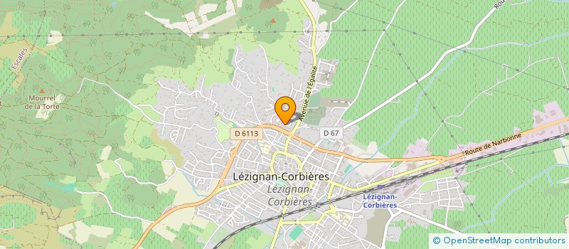localisation de l'entreprise 929 692 994   LEZIGNAN-CORBIERES