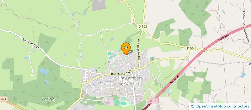 localisation de l'entreprise 929 709 665   SAINT-LAMBERT-LA-POTHERIE