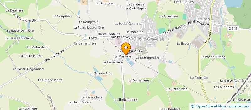 localisation de l'entreprise 929 749 604   LOIRON-RUILLE