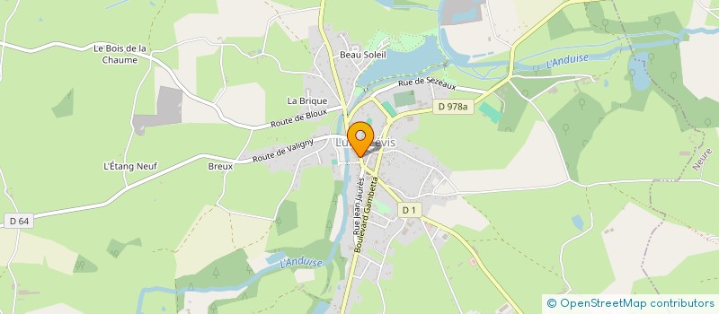 localisation de l'entreprise 929 754 836   LURCY-LEVIS