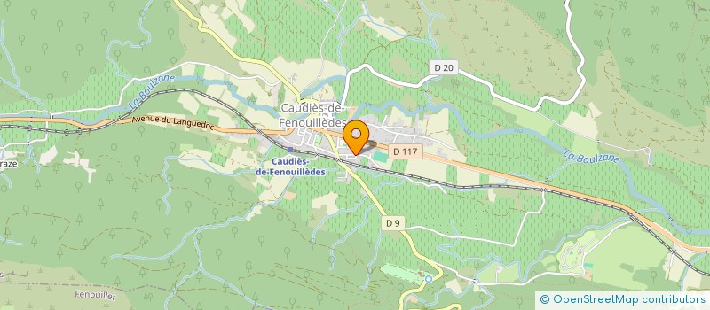 localisation de l'entreprise 929 771 517   CAUDIES-DE-FENOUILLEDES