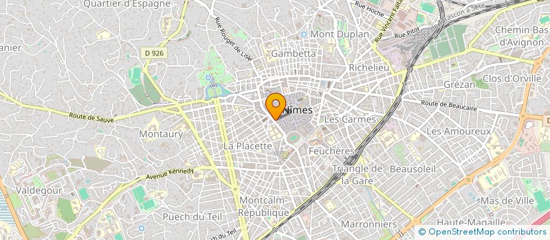 localisation de l'entreprise 929 813 574 à NIMES