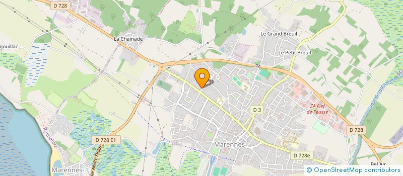 localisation de l'entreprise 929 828 341   MARENNES-HIERS-BROUAGE