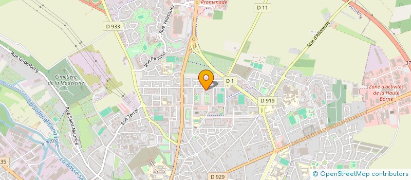 localisation de l'entreprise 929 834 083   AMIENS