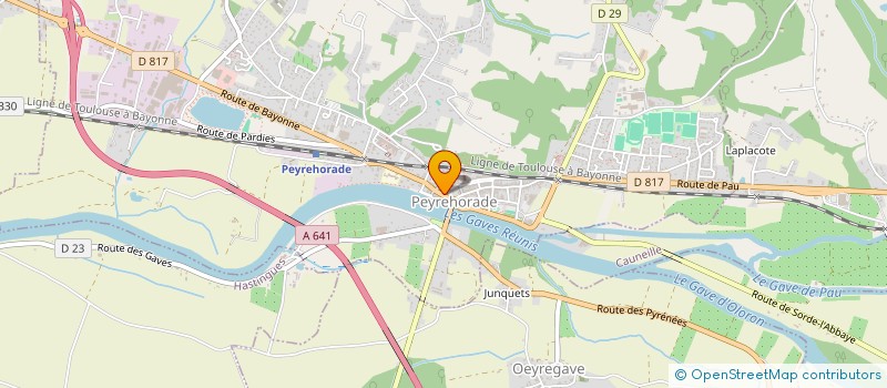 localisation de l'entreprise 929 853 851 à PEYREHORADE