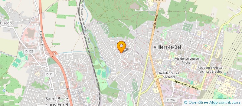 localisation de l'entreprise 929 860 302   SARCELLES