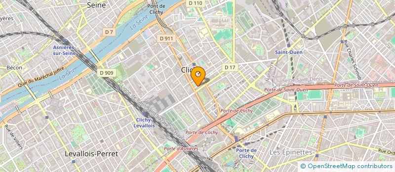 localisation de l'entreprise 929 866 283 à CLICHY