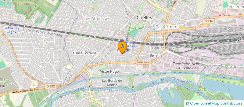 localisation de l'entreprise 929 895 159   CHELLES