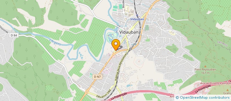 localisation de l'entreprise 929 920 544   VIDAUBAN