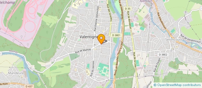 localisation de l'entreprise 929 926 269   VALENTIGNEY