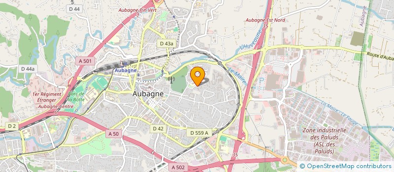 localisation de l'entreprise 929 929 339   AUBAGNE