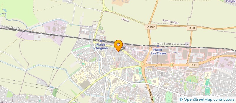 localisation de l'entreprise 929 929 891   PLAISIR