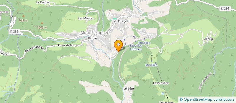 localisation de l'entreprise 929 959 161   MONT-SAXONNEX