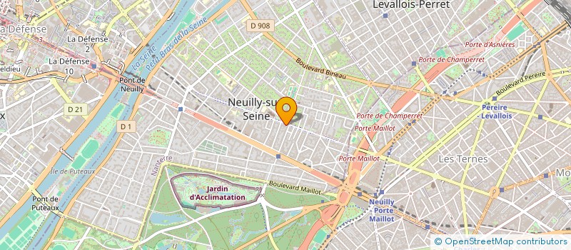 localisation de l'entreprise 93 BIS SARL à NEUILLY-SUR-SEINE