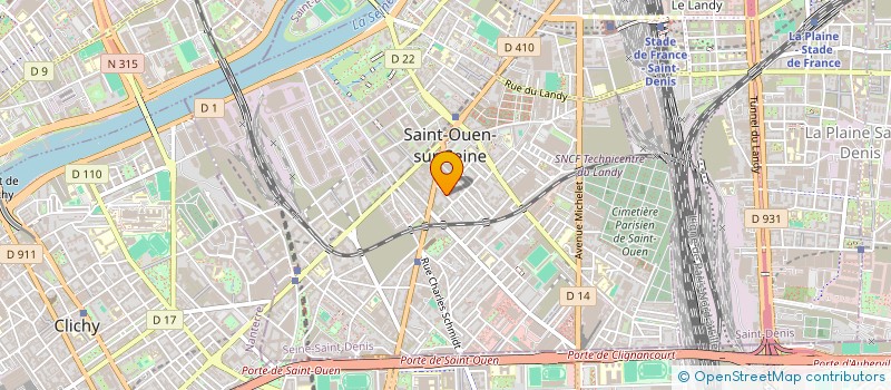 localisation de l'entreprise 93 DISTRIELEC  SAINT-OUEN-SUR-SEINE