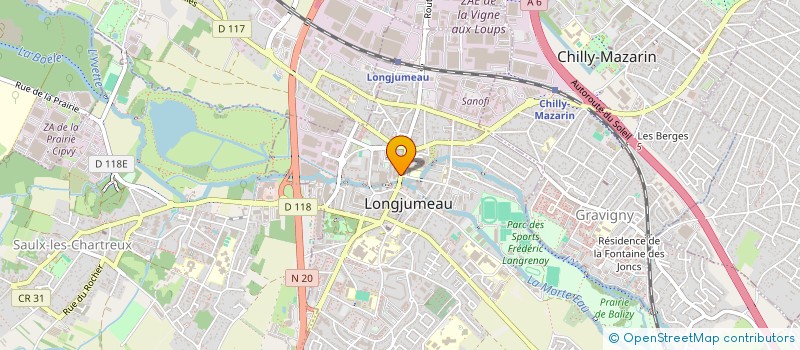 localisation de l'entreprise 93 NAILS à LONGJUMEAU