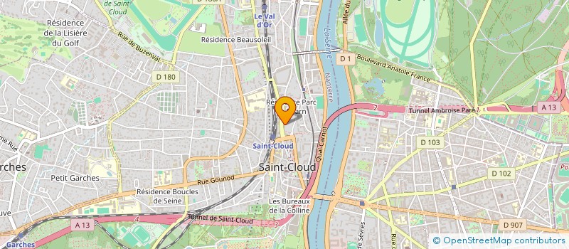 localisation de l'entreprise 93 STIE à SAINT-CLOUD