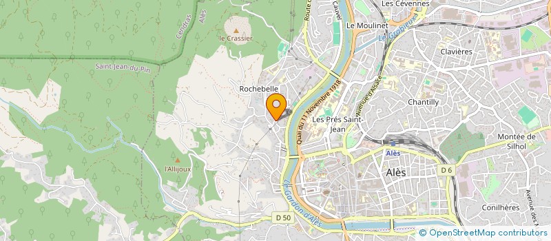 localisation de l'entreprise 930 071 360   ALES