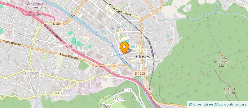 localisation de l'entreprise 930 086 459   CLUSES