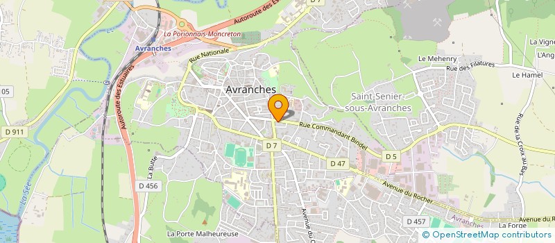 localisation de l'entreprise 930 087 283   AVRANCHES