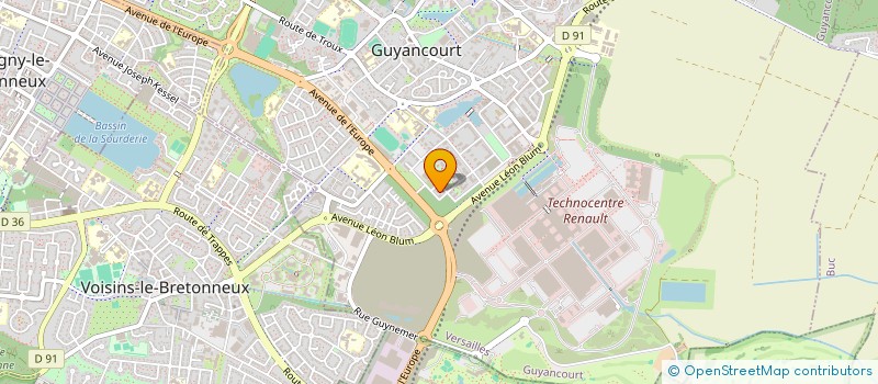 localisation de l'entreprise 930 093 265   GUYANCOURT