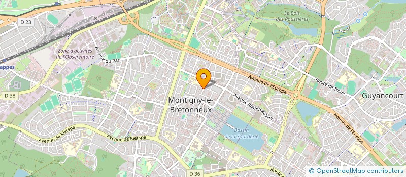 localisation de l'entreprise 930 116 975  à MONTIGNY-LE-BRETONNEUX