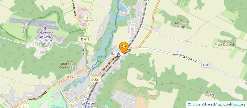 localisation de l'entreprise 930 151 972   BAULNE