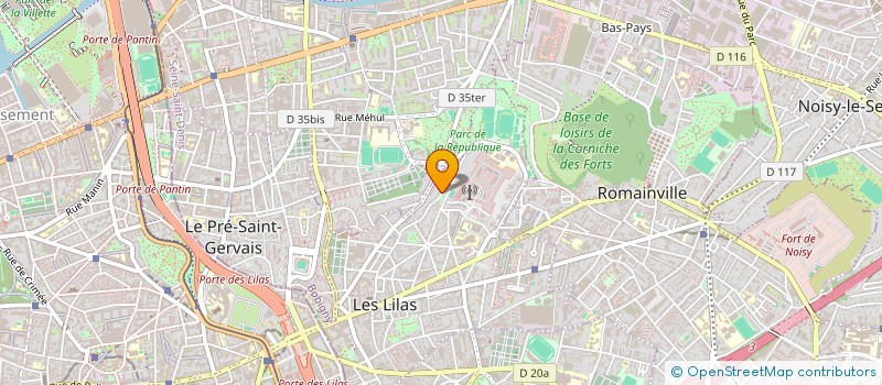 localisation de l'entreprise 930 166 038 à LES LILAS