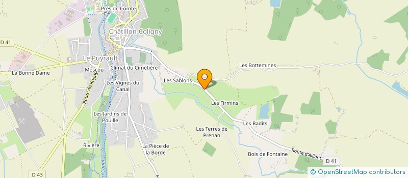 localisation de l'entreprise 930 214 507 à CHATILLON-COLIGNY