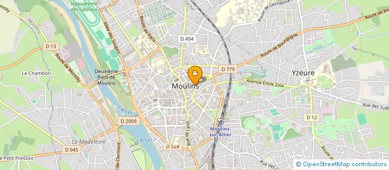 localisation de l'entreprise 930 221 395 à MONTLUCON