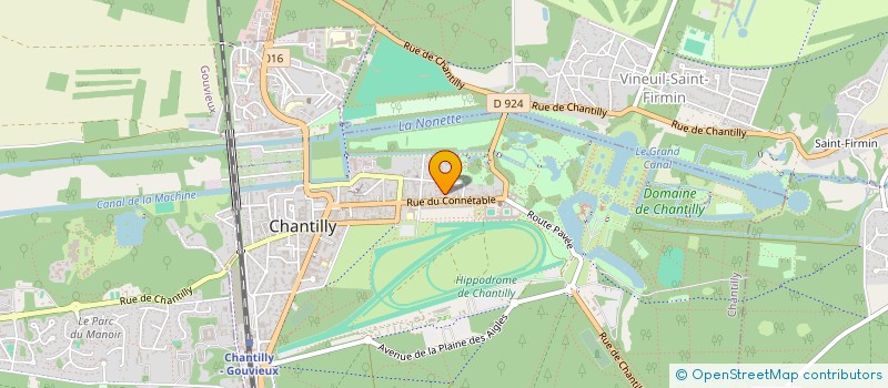 localisation de l'entreprise 930 261 029   CHANTILLY