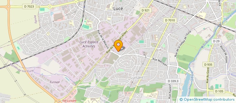localisation de l'entreprise 930 274 550 à LUISANT