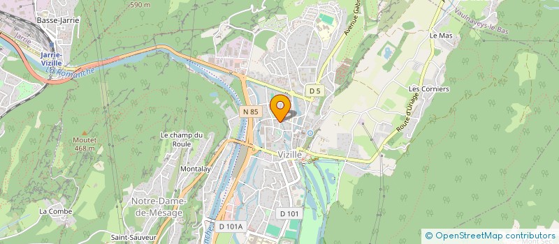 localisation de l'entreprise 930 282 983   VIZILLE