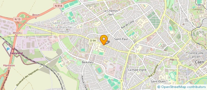 localisation de l'entreprise 930 300 439  à CAEN