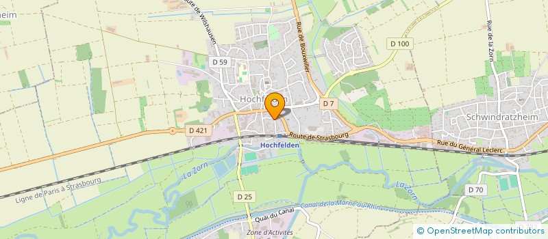 localisation de l'entreprise 930 310 487   SCHWINDRATZHEIM