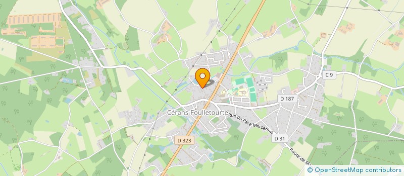 localisation de l'entreprise 930 327 044   CERANS-FOULLETOURTE