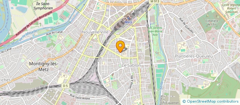 localisation de l'entreprise 930 329 644   METZ