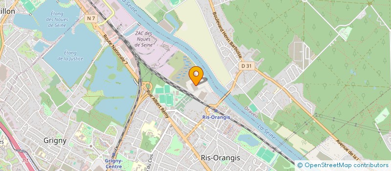 localisation de l'entreprise 930 352 786   RIS-ORANGIS